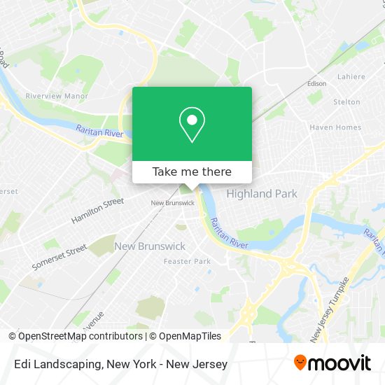 Edi Landscaping map