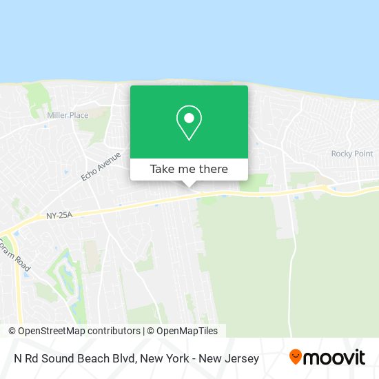 N Rd Sound Beach Blvd map