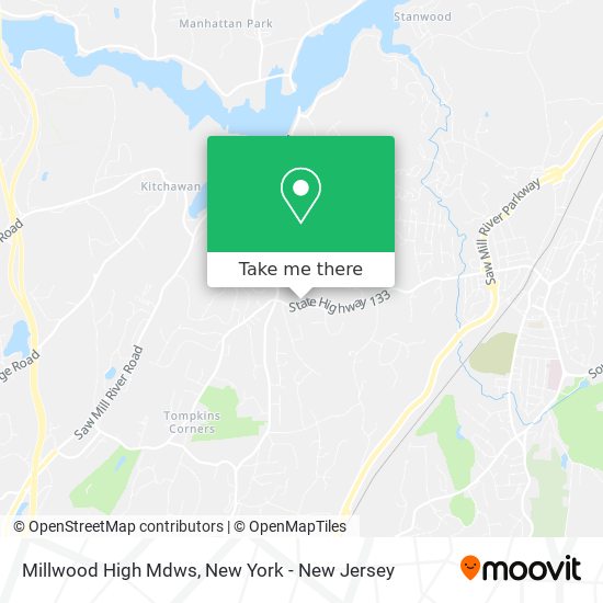 Mapa de Millwood High Mdws