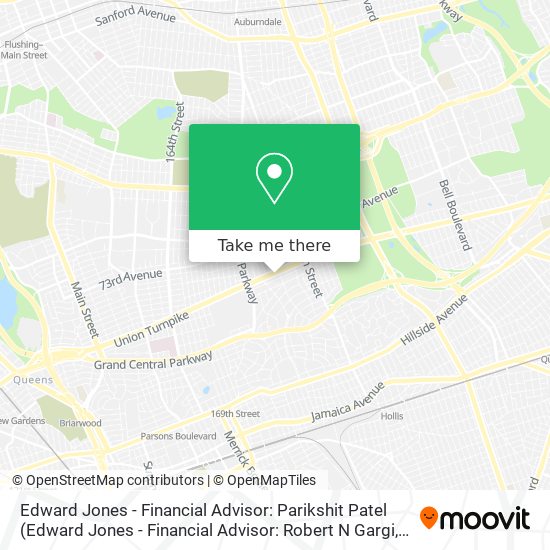 Mapa de Edward Jones - Financial Advisor: Parikshit Patel
