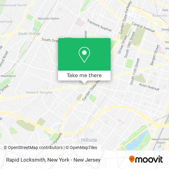 Rapid Locksmith map