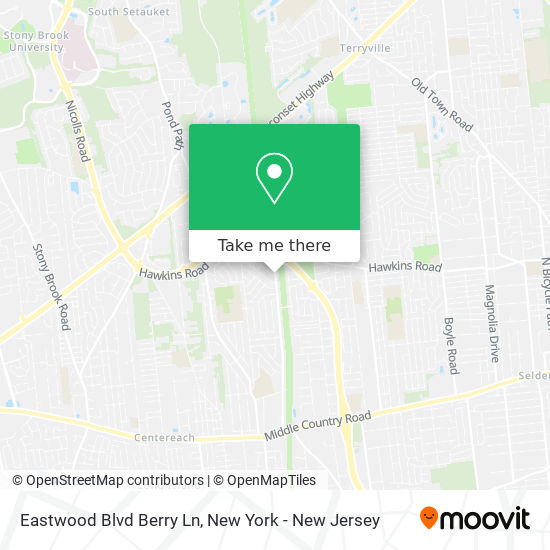 Mapa de Eastwood Blvd Berry Ln