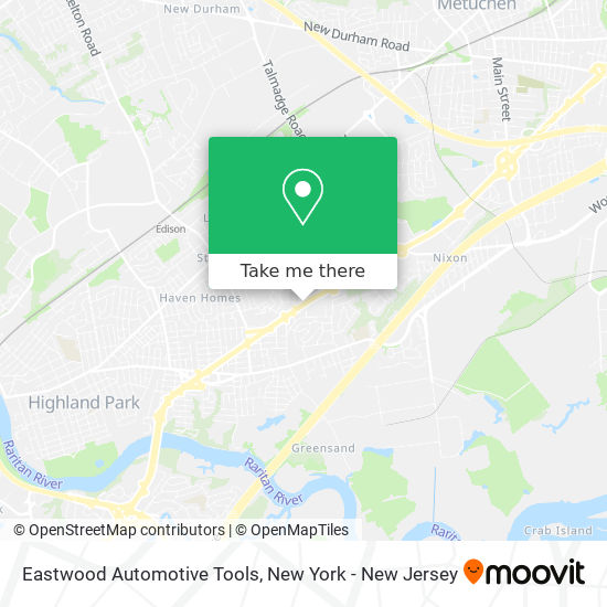 Eastwood Automotive Tools map