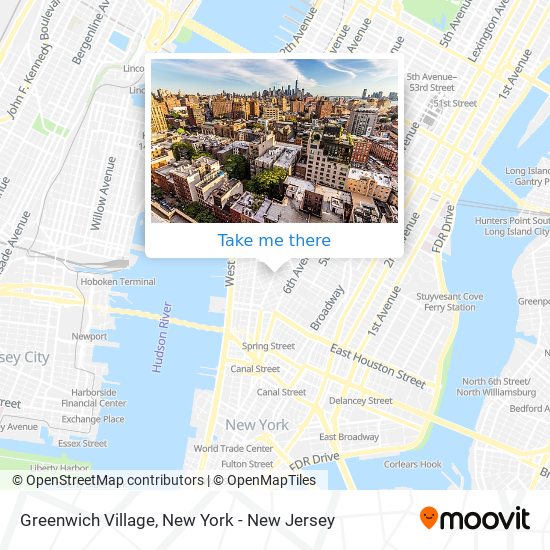 Greenwich Village map