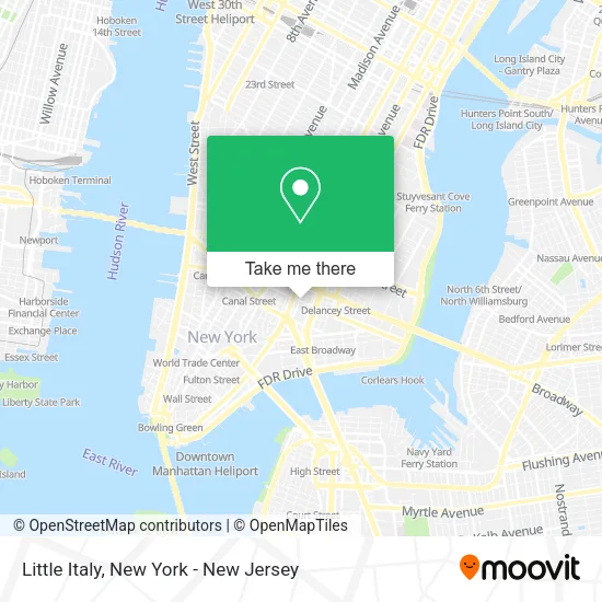 Little Italy map