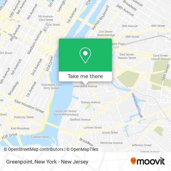 Greenpoint map