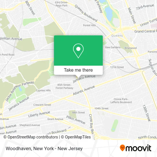 Woodhaven map