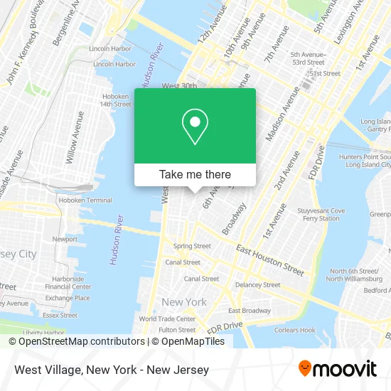 West Village map