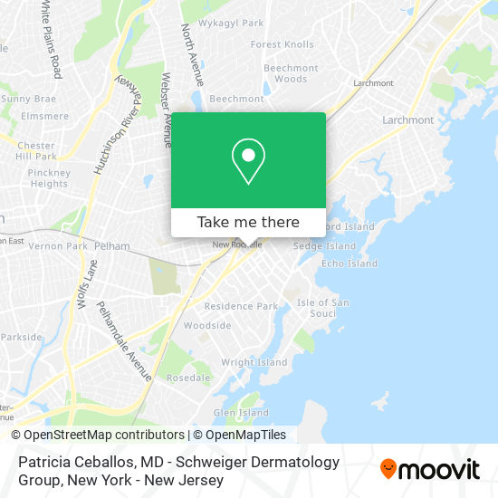 Patricia Ceballos, MD - Schweiger Dermatology Group map
