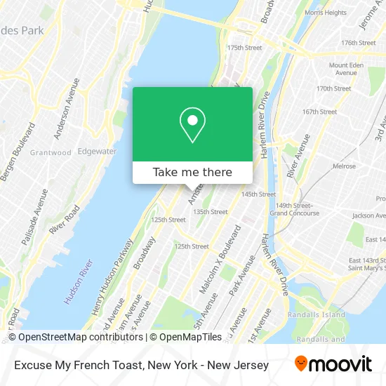 Excuse My French Toast map