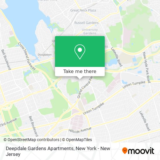 Mapa de Deepdale Gardens Apartments