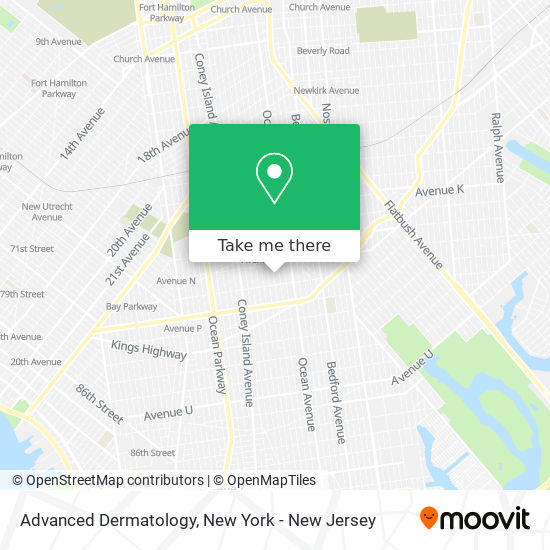Mapa de Advanced Dermatology