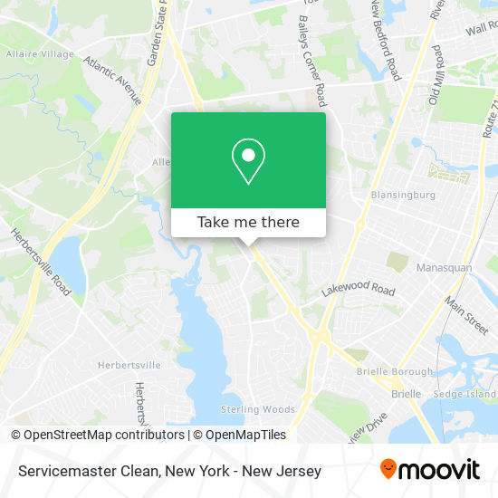 Servicemaster Clean map