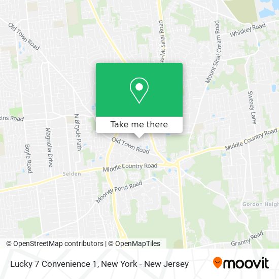 Mapa de Lucky 7 Convenience 1