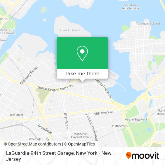 LaGuardia-94th Street Garage map