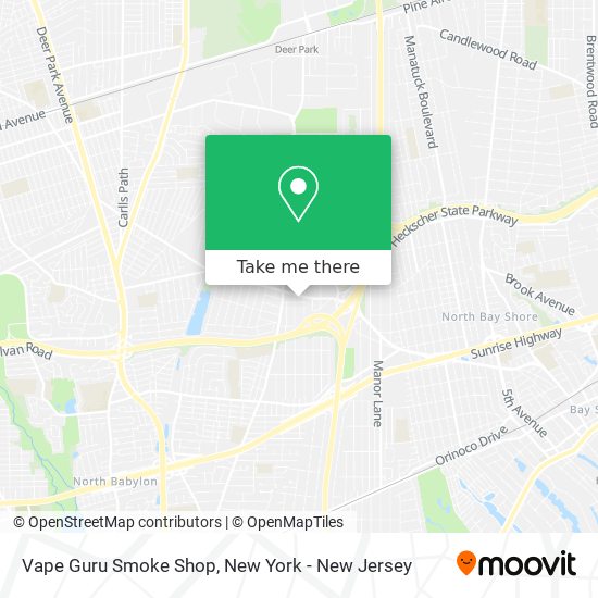 Vape Guru Smoke Shop map