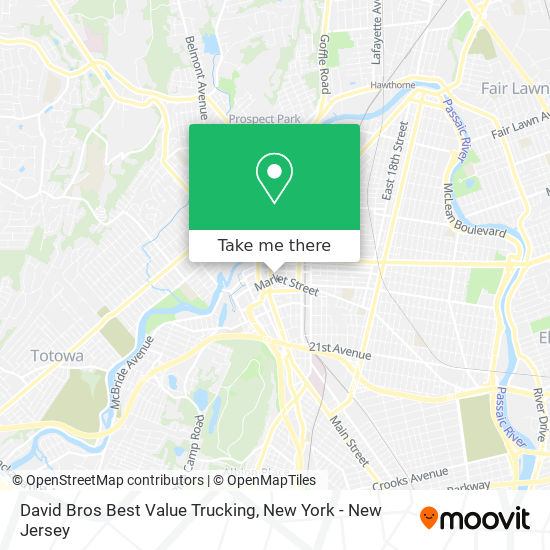 Mapa de David Bros Best Value Trucking