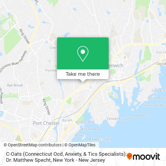 C-Oats (Connecticut Ocd, Anxiety, & Tics Specialists): Dr. Matthew Specht map