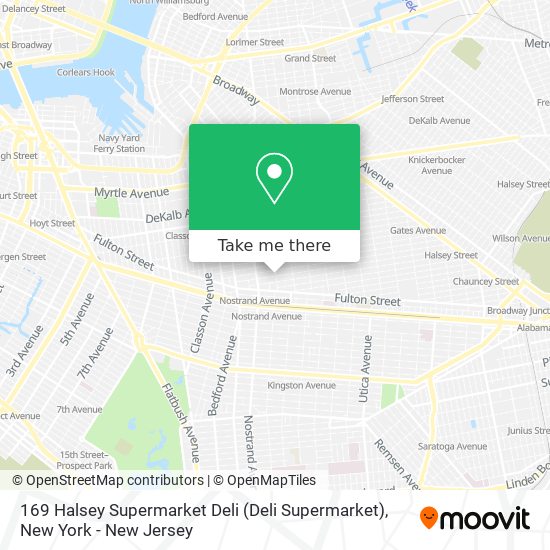 Mapa de 169 Halsey Supermarket Deli (Deli Supermarket)