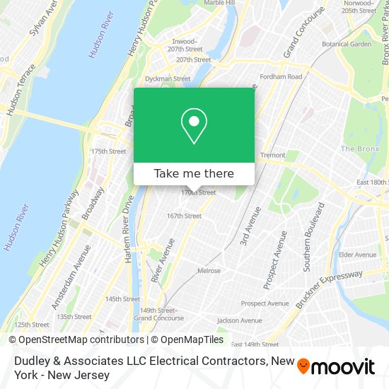 Mapa de Dudley & Associates LLC Electrical Contractors