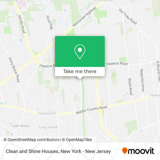 Clean and Shine Houses map