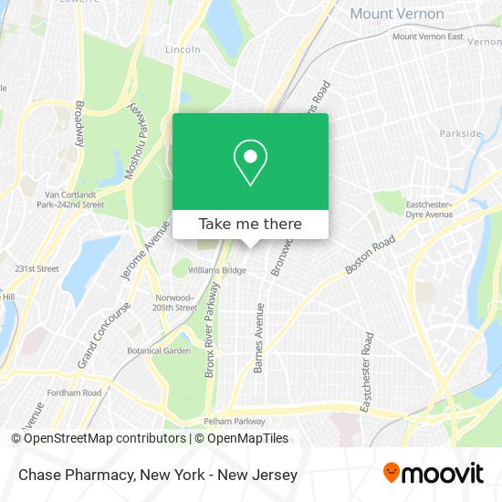 Chase Pharmacy map