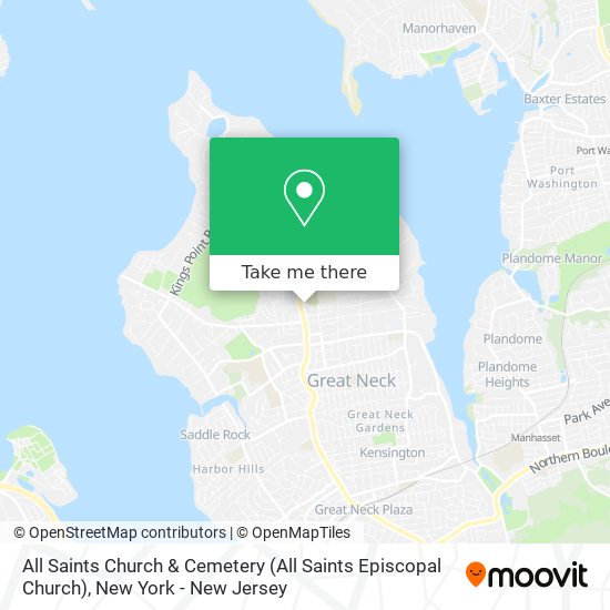 All Saints Church & Cemetery map