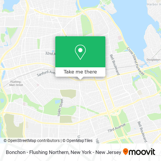 Bonchon - Flushing Northern map