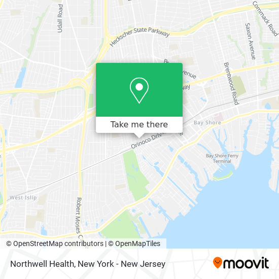 Mapa de Northwell Health