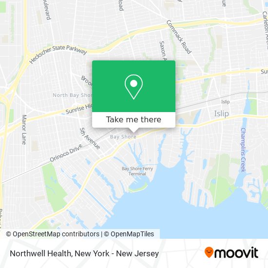 Northwell Health map