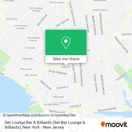 Set Lounge Bar & Billiards map