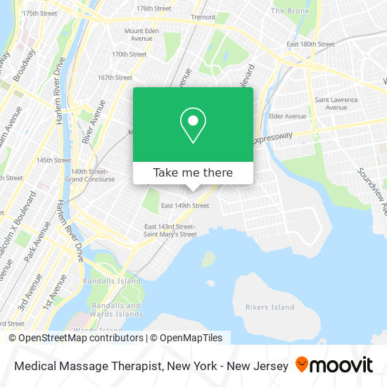 Mapa de Medical Massage Therapist