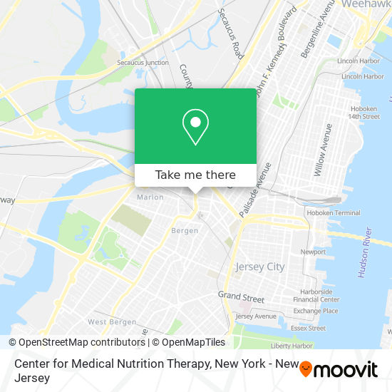 Center for Medical Nutrition Therapy map