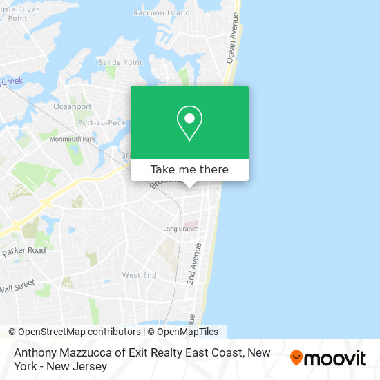 Anthony Mazzucca of Exit Realty East Coast map