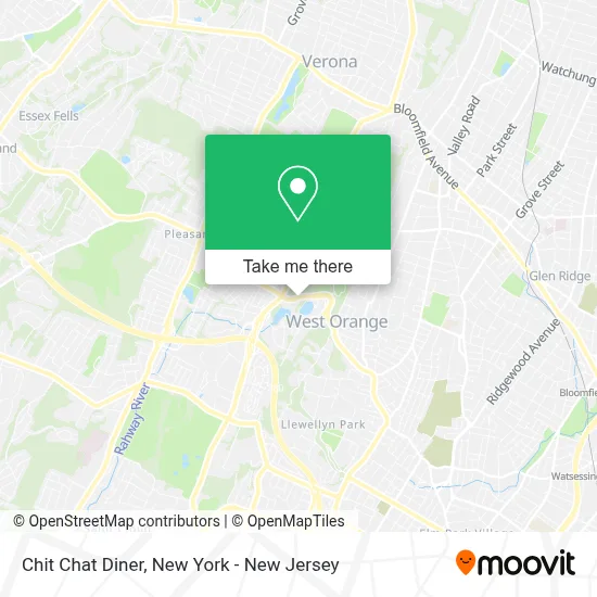 Chit Chat Diner map