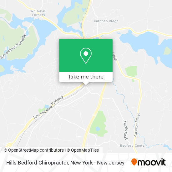 Hills Bedford Chiropractor map