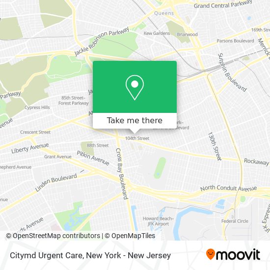 Citymd Urgent Care map