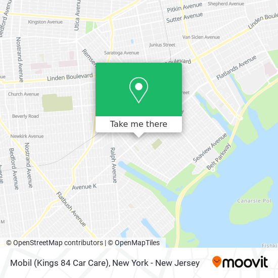 Mobil (Kings 84 Car Care) map