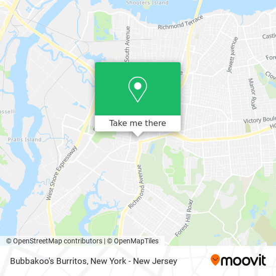 Bubbakoo's Burritos map