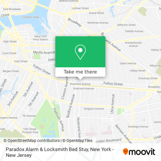 Paradox Alarm & Locksmith Bed Stuy map