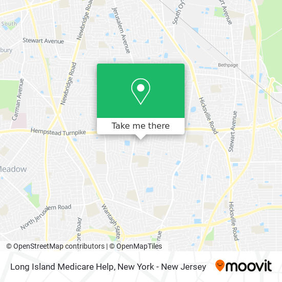 Long Island Medicare Help map