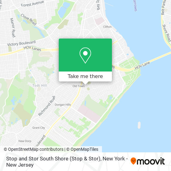 Stop and Stor South Shore (Stop & Stor) map