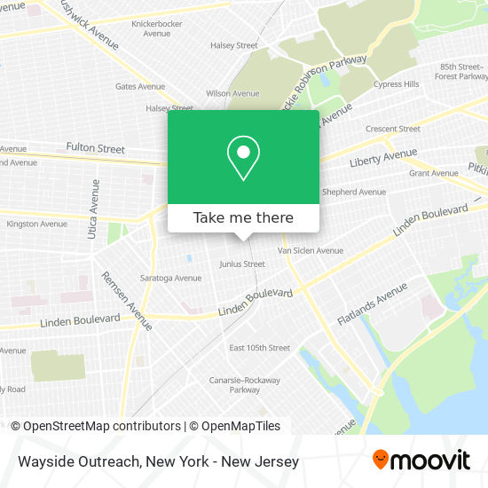 Mapa de Wayside Outreach