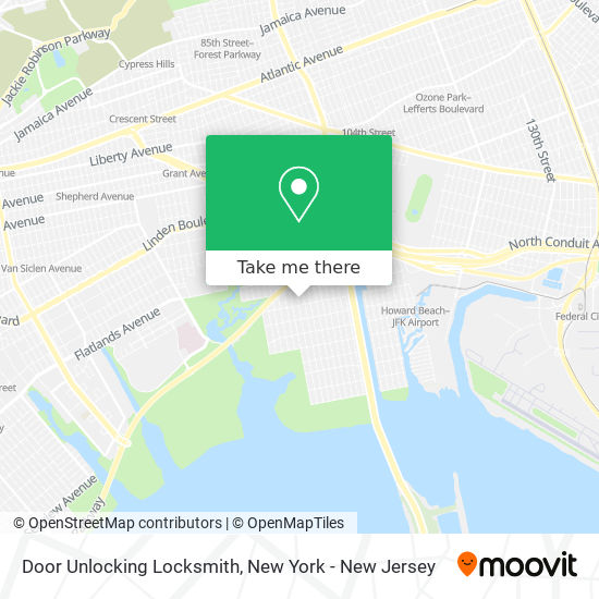 Door Unlocking Locksmith map