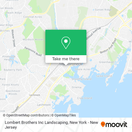 Lombert Brothers Inc Landscaping map