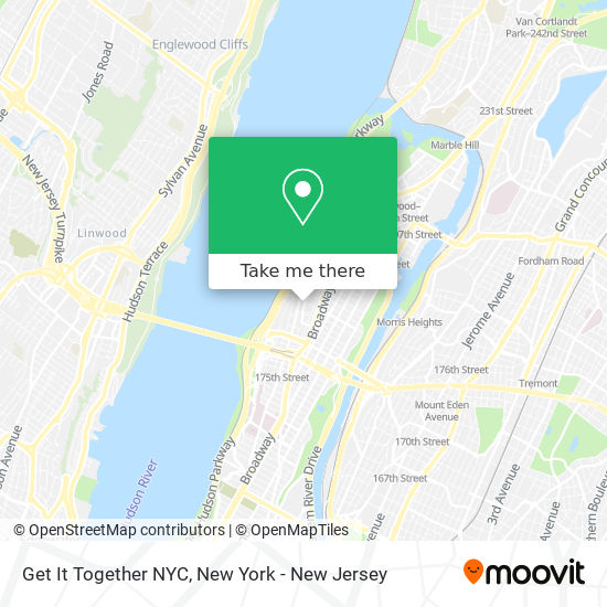 Get It Together NYC map