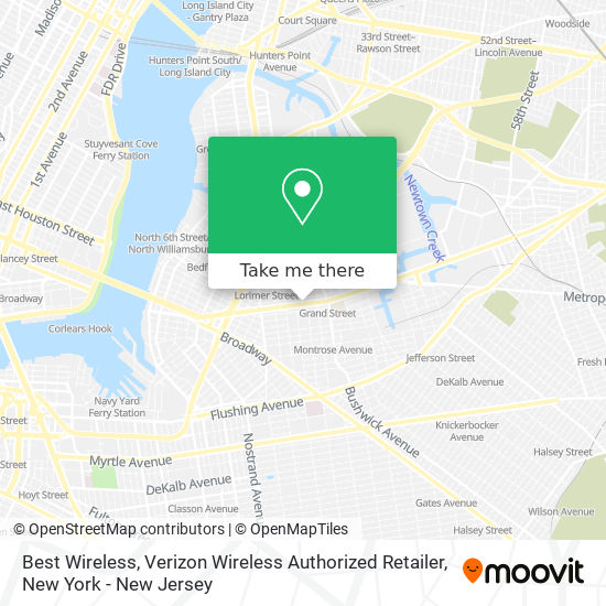 Best Wireless, Verizon Wireless Authorized Retailer map