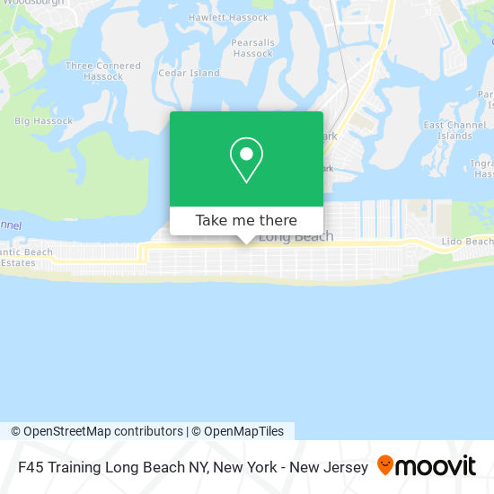 Mapa de F45 Training Long Beach NY