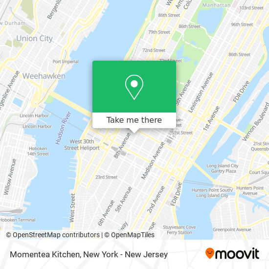 Momentea Kitchen map