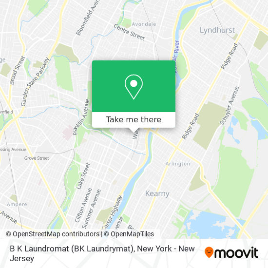 Mapa de B K Laundromat (BK Laundrymat)